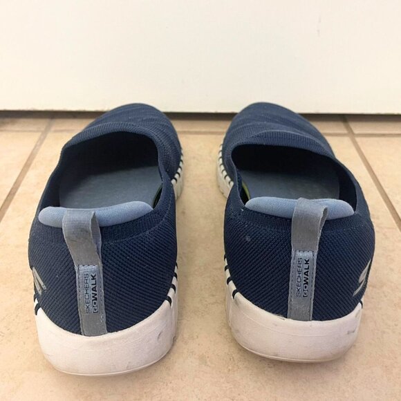 Skechers Women's Navy Blue GO WALK SMART Comfort Shoes Slip On Size 8 - Picture 5 of 7